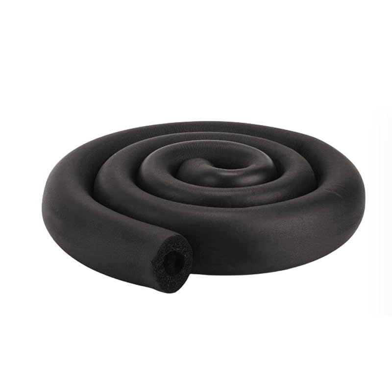 Pipe Insulation Foam Tube 1" Inch ID*3/8" TH-6Ft Foam Tubing Black Pipe Cover Heat Preservation for Outdoor Water Pipe Insulation,AC Unit, Guitar Stands, Exercise Machine Handle and Roof Rack Etc