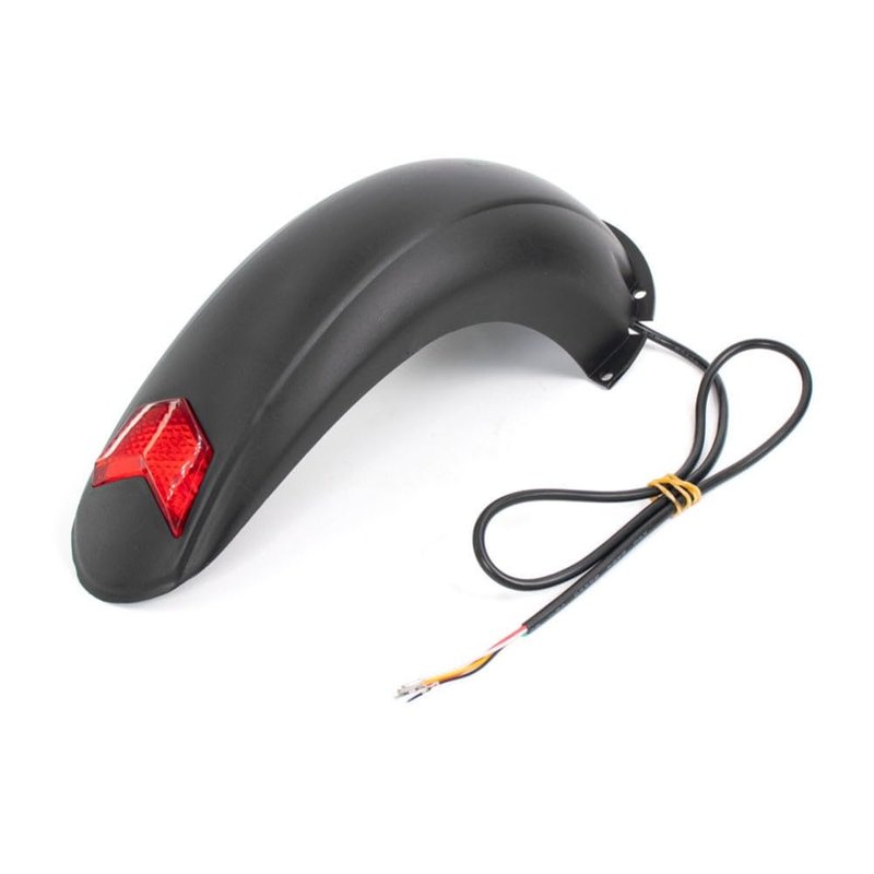 Ezweiji Rear Fender with Tail Light, 10-Inch Scooter Rear Fender Replacement Parts for M4 Electric Scooters