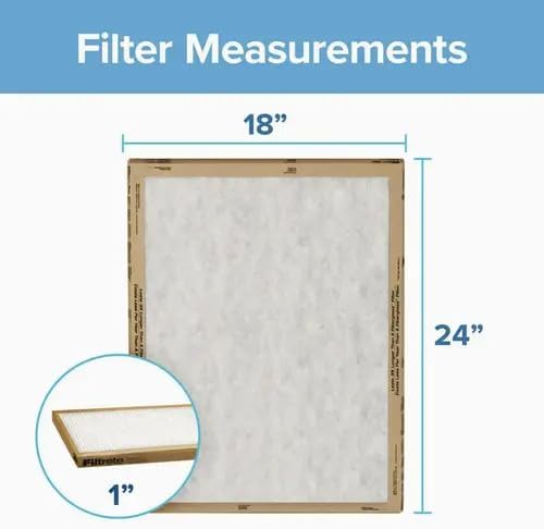 Filtrete 20x25x1 MERV 1 Air Filter Replacement - 6-Pack for HVAC & Furnace