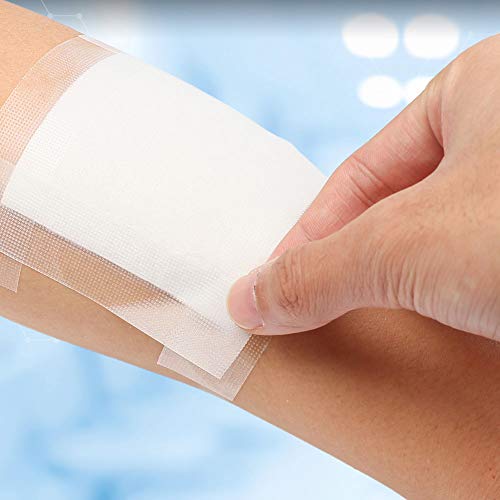 Clear Medical Tape 1" x 10 Yards - 2 Rolls Waterproof Surgical Tape