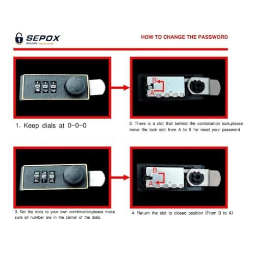 SEPOX¢ç Twins Safe Book Lock Box, Safe Box with Premium Combination Lock - Dorm-safe & Versatile - Authentic Paper Cover - Sturdy Steel Interior - Storage for Cash & Valuables 2pcs Pack of Large Book