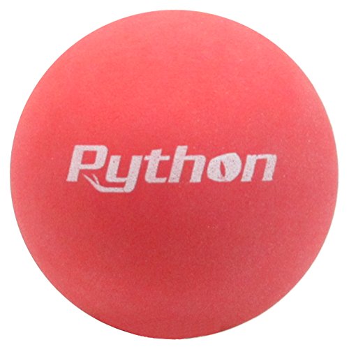 Python Red Racquetballs - 3 Ball Can for Indoor & Outdoor Play