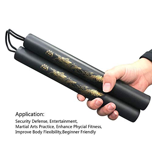 Foam Training Nunchucks - Safe Rubber Nunchakus for Beginners