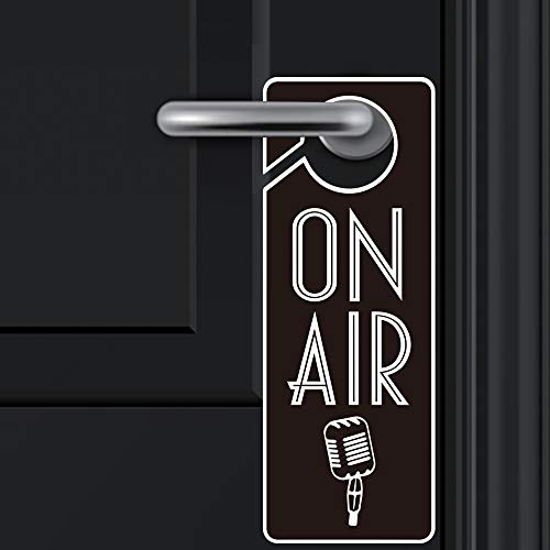 Do Not Disturb Door Hanger Sign - 2 Pack Double-Sided PVC