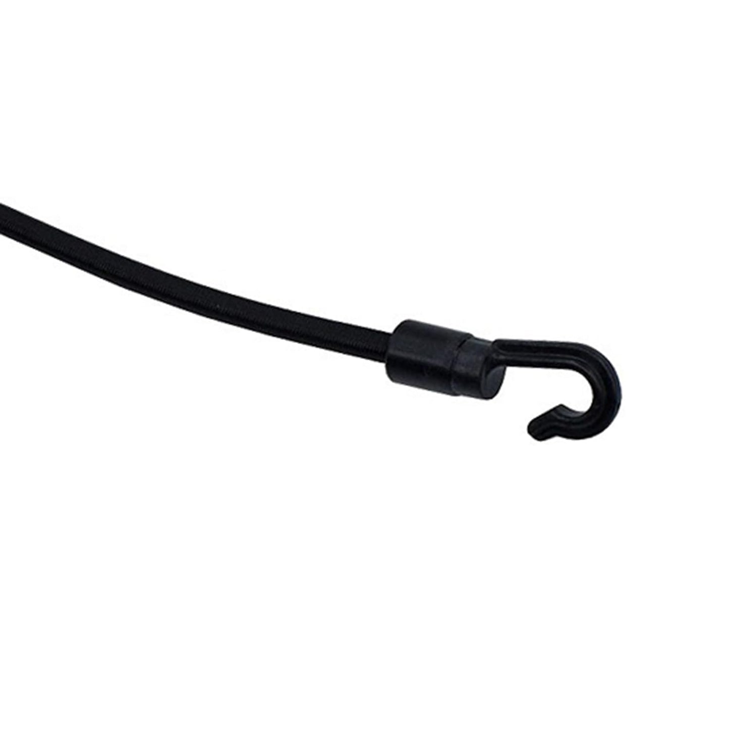 Maxmoral 15pcs Bungee Shock Cord Hook fit 1/8" Rope Terminal Ends Tabbed S Open Hooks for Kayaks