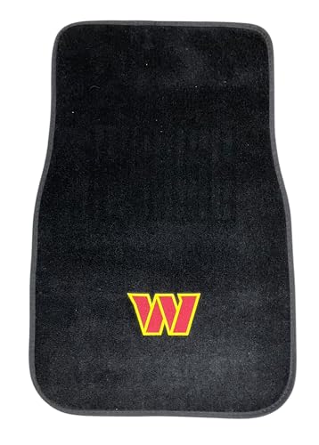 Embroidered Car Mat Set - Washington Commanders | 17"x25.5"