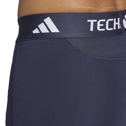 adidas Men’s Techfit Compression Leggings X-Large Ink Black Athletic Bottoms