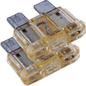 ATO/ATC Fuses - 25A Fast-Acting Fuses, Pack of 2