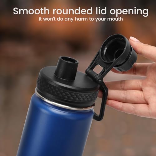 Hydro2Go Spout Lid Replacement for Hydro Flask Wide Mouth Water Bottles - Variation C
