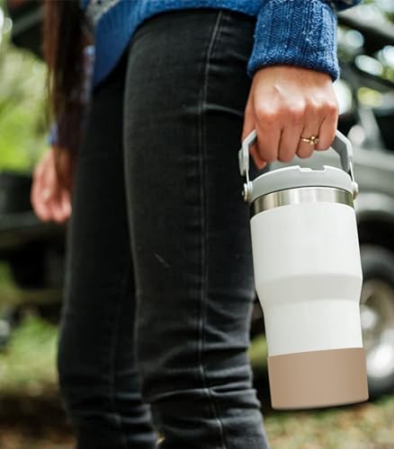 Silicone Boot Bumper for Stanley Quencher Tumblers - Khaki