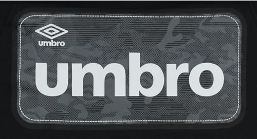 Umbro Men's X-Large Fleece Pullover Hoodie - Black/Red Athletic Sweatshirt
