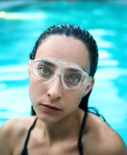 OutdoorMaster Wide View Swim Mask for Adults, Anti-Fog & UV Protection