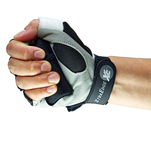 XtraEdge Weighted Gloves (Large Tight Fitting) - 1 Pound Each Glove for Faster Running, Sculpting and Cardio Aerobics