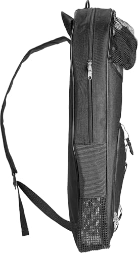 Phantom Aquatics Rapido Deluxe Snorkeling Gear Bag (Black) – Mask, Fins & Snorkel Carry Bag