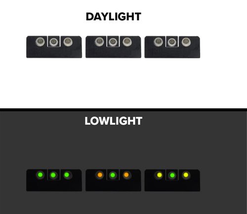 Meprolight ML10138R.S Sig Sauer P238 Tru-Dot Night Sight Rear Sight