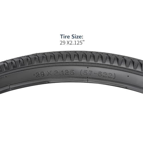 YunSCM 2-Pack 29 Inch Bike Tires 29x2.125 for Urban & Mountain Cycling - Black01