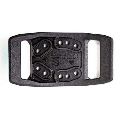 T-Series Black 2-Slot Belt Loop, Clam
