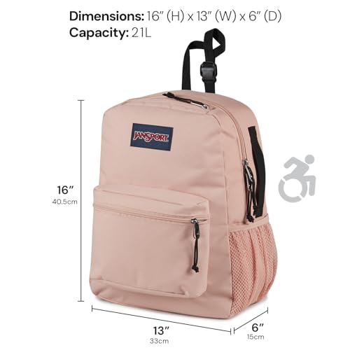 JanSport Adaptive Wheelchair/Walker Backpack Blue Dusk - 21L, Laptop Sleeve
