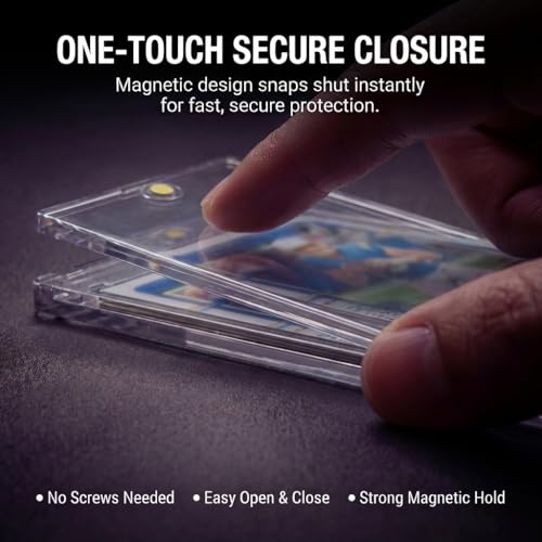 Magnetic Card Holder for 130 PT Trading Cards | 5-Pack