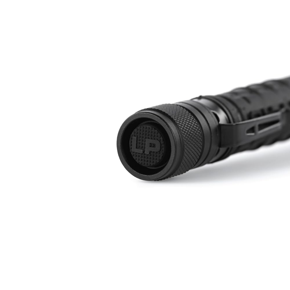 LUXPRO LP290V3 LED Flashlight - Bright 300 Lumens with 3 Light Modes - Aircraft-Grade Aluminum with IPX4 Waterproof Protection & Patented TackGrip - Camping, Outdoor, Home - Batteries Included