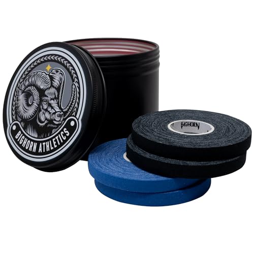Medium Black Aluminum Tin Can Holder for 8 Rolls of 0.3-Inch Athletic Tape