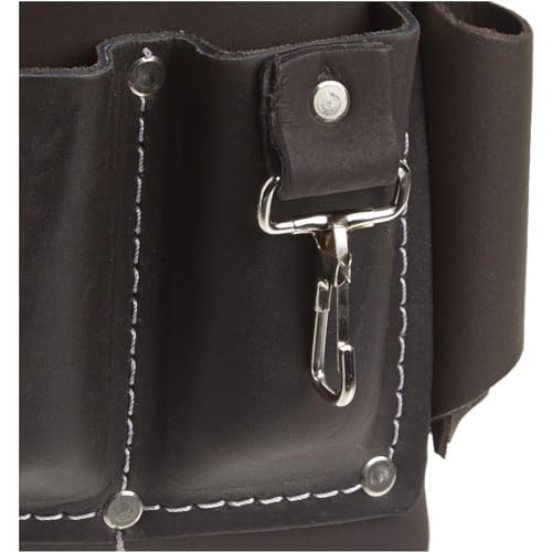 McGuire-Nicholas 526-CC Brown Professional Electrician'S Pouch, oil tanned leather