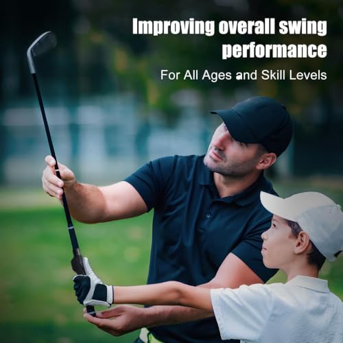 Golf Grip Trainer for Right-Handed Golfers - 1 Pack, Black