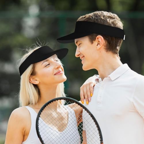 Personalized Sun Visor Hat - Custom Text & Photo - Black