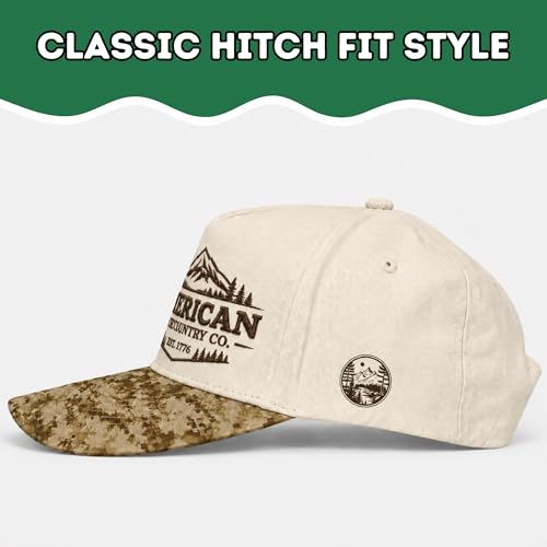 Men's Trucker Hat with Embroidered Design - Adjustable Snapback Cap