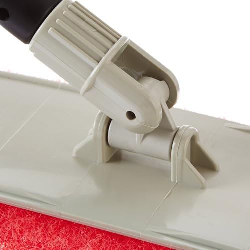 Star Brite Flex Head Scrubber with Red Medium Scrub Pad – 3'-10' Reach