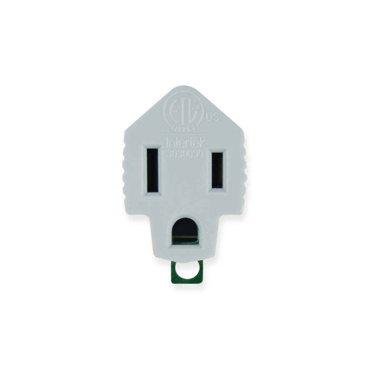 OSKOS 12 Pack Grounding Outlet Adapter, 3-2 Prong Adapter Converter, Portable Wall Outlet Plug, ETL Listed.