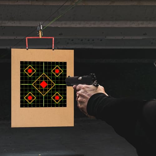 12x12 Inch Adhesive Splatter Shooting Targets - 10 Pack