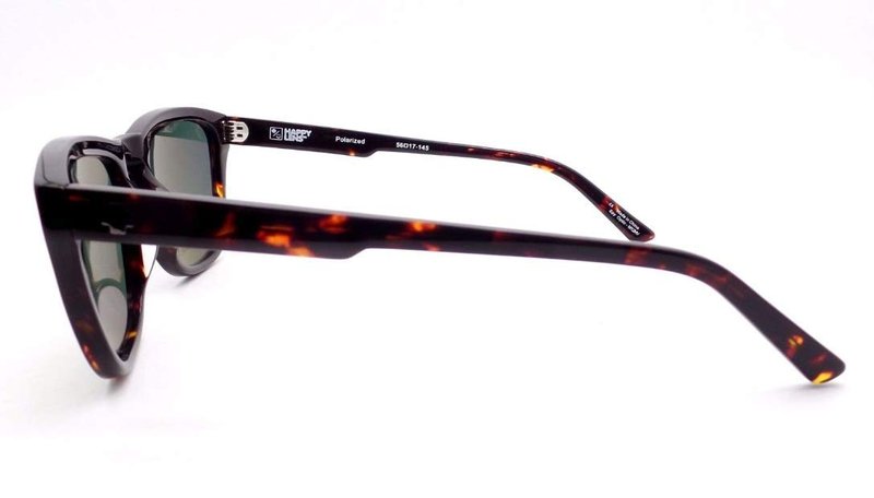 Spy Hayes Polarized Sunglasses-Dark Tort w/ Grey Green