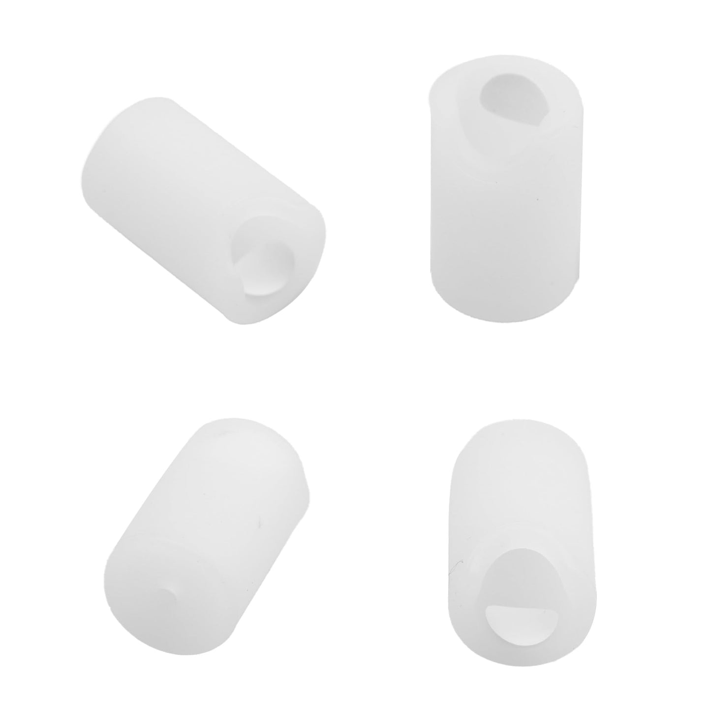 bociloy 16Pcs Round Silicone Cabinet Handle Corner Guards, Soft Anti-Collision Door Handle Covers Bumper Protectors for Furniture Table Drawer Wardrobe, Transparent