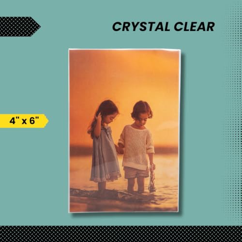4x6 Photo Sleeves - 100 Pack for Postcards & Pictures