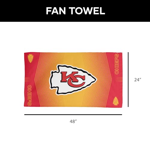 Kansas City Chiefs Microfiber Sports Towel - 24" x 42"