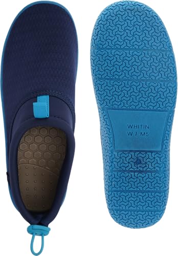 WHITIN Water Shoes for Men Women Dark Blue 13 Women / 11 Men - Z20 Versatile Aquatic Footwear