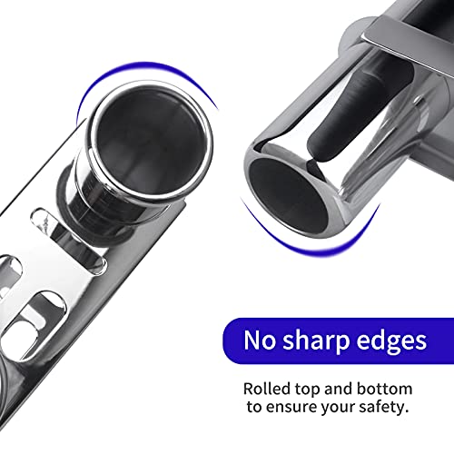 Marinebaby 3-Rod Flush Mount Fishing Rod Holder, 316 Stainless Steel