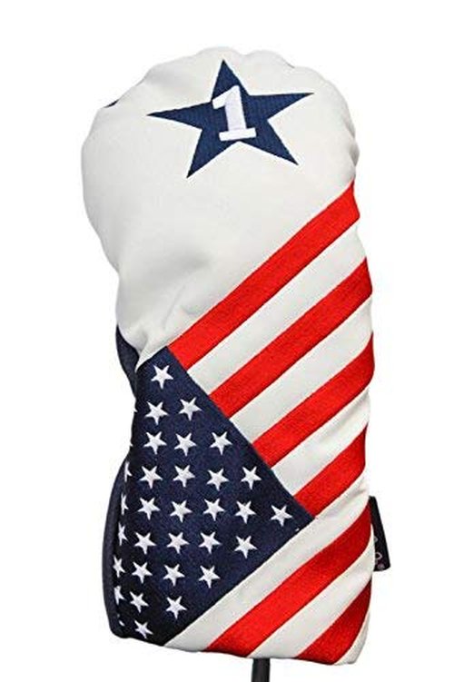 USA Patriot Golf Vintage Retro Patriotic Driver Headcover Limited Edition Head Cover Fits 460cc Drivers