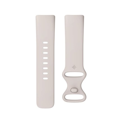 Fitbit Charge 5 Infinity Accessory Band, Official Product, Lunar White, Large