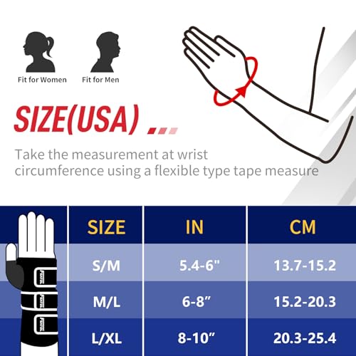 FEATOL Right Hand Wrist Brace Splint MED/LG Night Sleep Support — Carpal Tunnel, Arthritis, Tendonitis