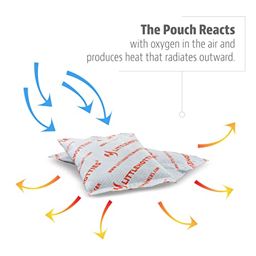 Little Hotties 8-Hour Hand Warmers Pack of 40 - Odorless Outdoor Heating