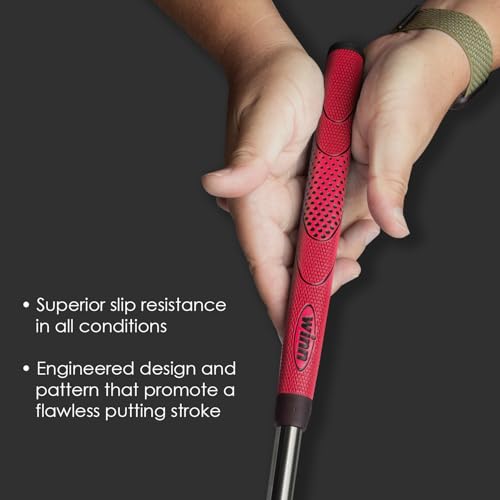 Winn Midsize Pistol Putter Grip - Excel Material, Red