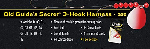 Walleye Fishing Lure Rig - 3-Hook Harness in Chartreuse/Lime