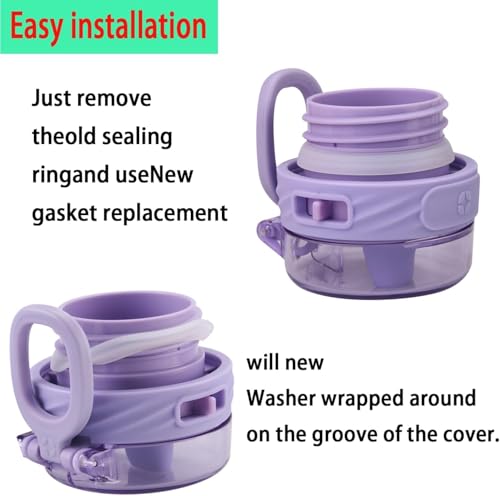 3-Pack Water Bottle Gasket Replacement for Ello Cooper Travel Tumblers