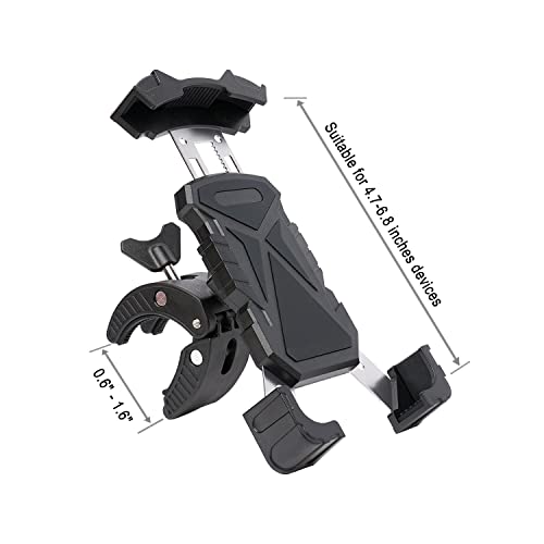 Adjustable Golf Cart Phone Holder - 360° Rotatable Cell Phone Mount for Golf Cart & Bicycles