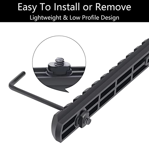 Single Picatinny Rail with 3, 5, 7 Slots - Polymer Accessory Mount