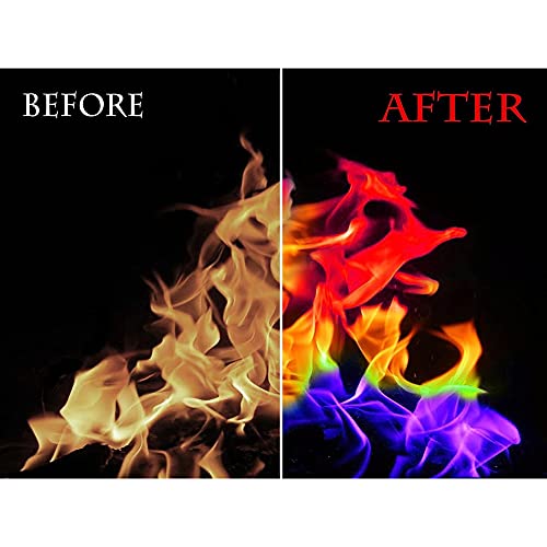 Mystical Fire Colorful Flames 12-Pack - Indoor & Outdoor Fire Pouches