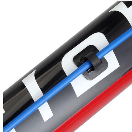 10-Pack Aluminum C-Clip Cable Guides for Bicycles