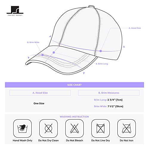 Black/Red 1 Size Cotton Pigment Dyed Dad Hat - Six Panel Cap for Men & Women